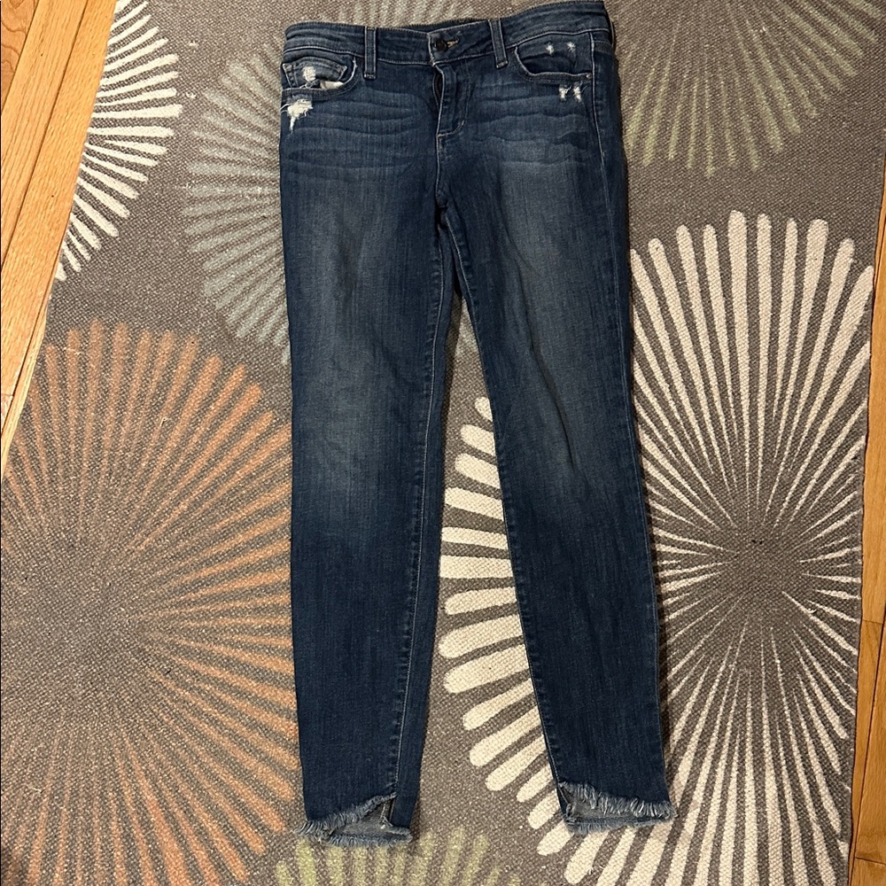 Joe’s Women's Dark Blue Skinny Distressed Jeans